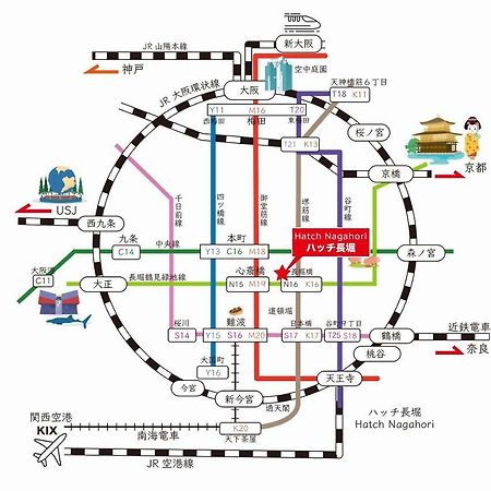 Hatch Nagahori 201 大阪 外观 照片